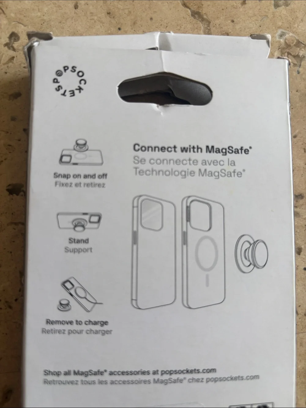 Disney Gold and White Mickey Mouse Magnetic Phone Grip & Stand